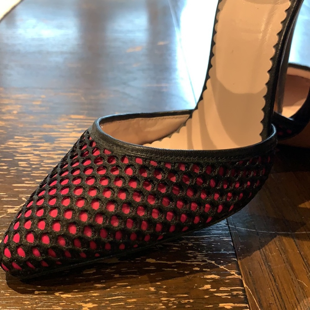 Missoni gorgeous fishnet leather heels - Picture 7 of 9
